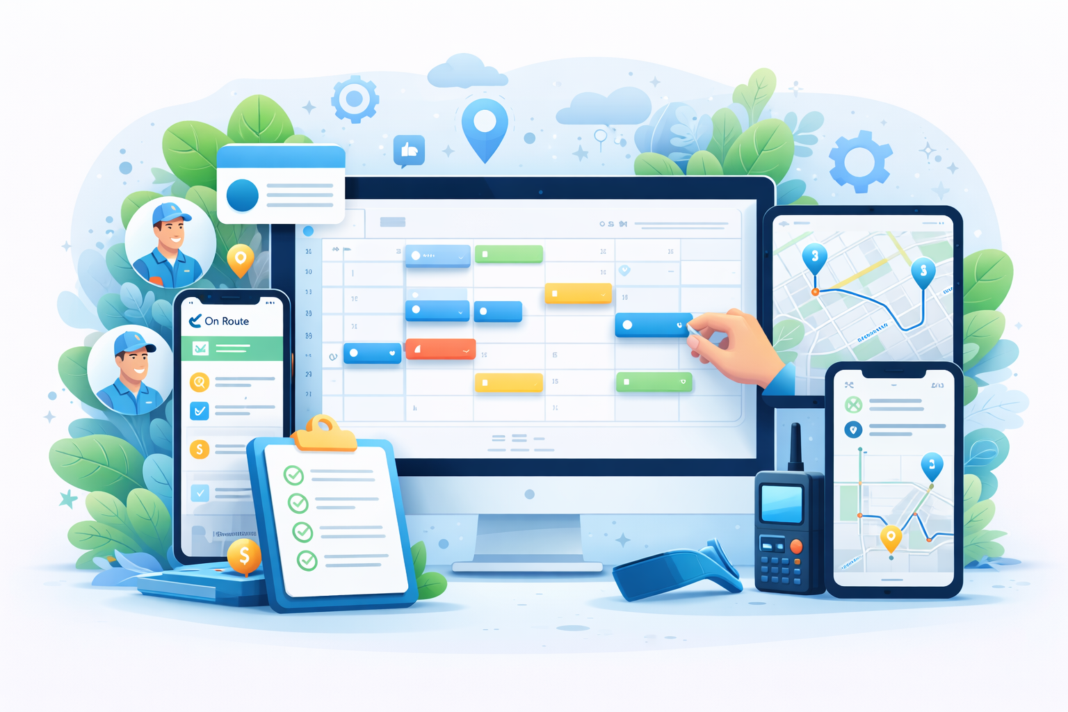 Job Scheduling Software Dashboard